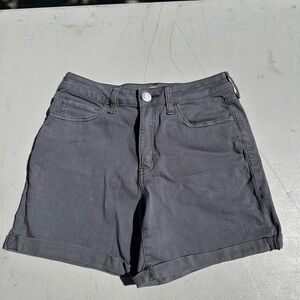 Gray Jean Shorts